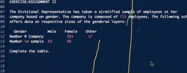  05 EXERCISE/ASSIGNMENT II 06 07 The Divisional Representative has taken a
