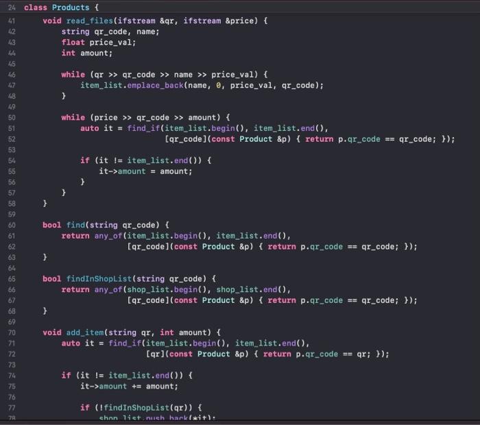 options to the user until he chooses the exit option. The seven