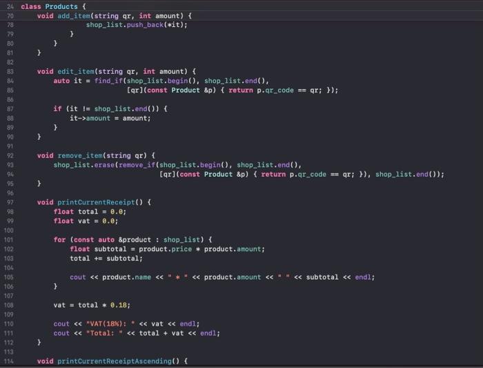 options are as follows: 1- Adding an item to the shop list