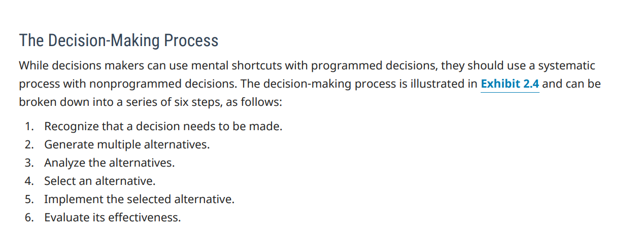 of action (Plan A vs Plan B)?2.Using Chapter 2's decision making -