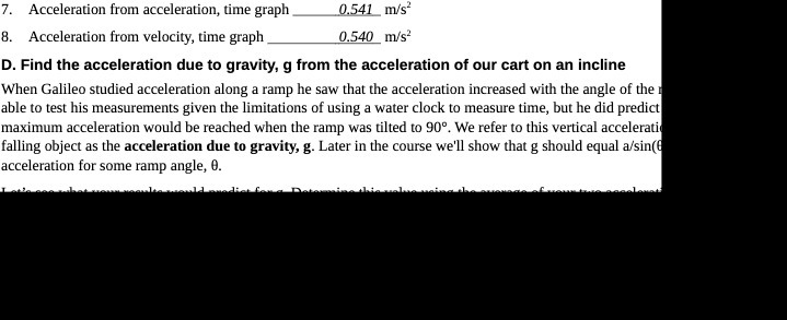  T. Acceleration from acceleration, time graph Q31 nits2 B. Acceleration from