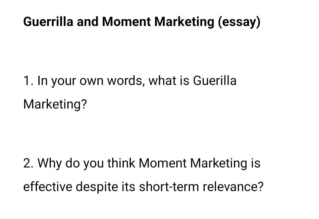 understanding. what is the most important objective in doing advertisements? 2. Choose