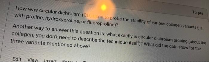  How was circular dichroism (CD) ed to probe the stability of