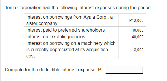 the nearest peso. 1. RE university had the following major capital expenditures