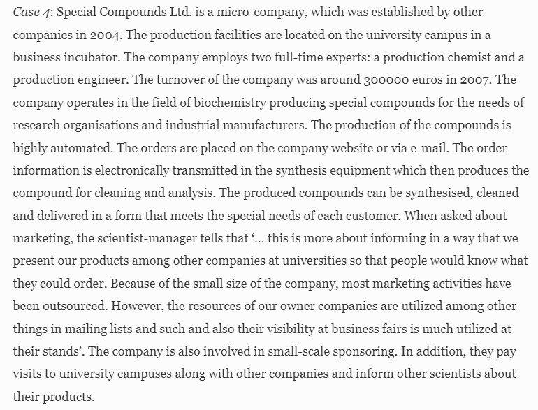 operated in facilities located on the university campus. Later on, the company