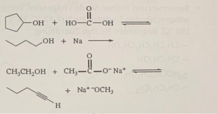 i need the solution to this +Na+OCH3