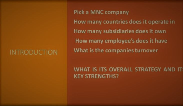 When operating in a global context, examine and analyse the various strategies