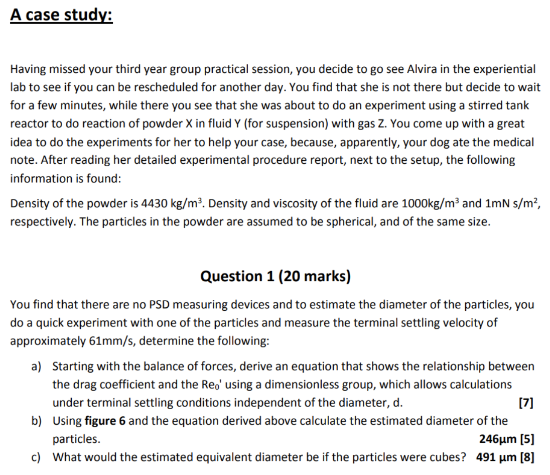 Please assist with question c) Having missed your third year group practical