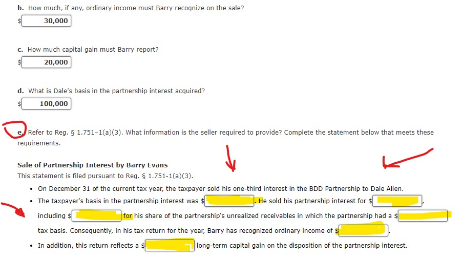 service-oriented partnership that has three equal general partners. One of them, Barry