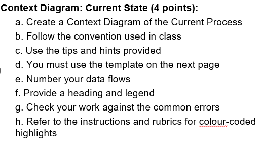 Individual Assignment: Business Analysis Case StudyCurrent State:You will createCurrent State Models. Before