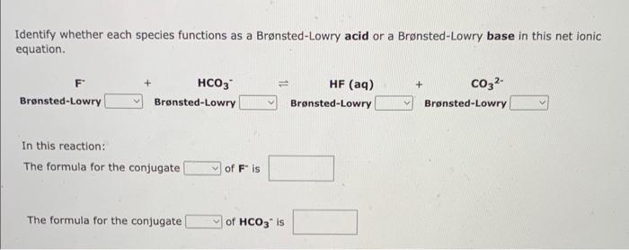 of C2O42 is 2. The formula for the conjugate acid of HPO42