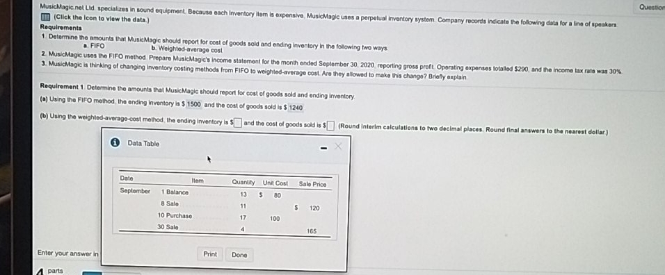 solve the question as soon as possible Question MusicMagic not Lid specializes