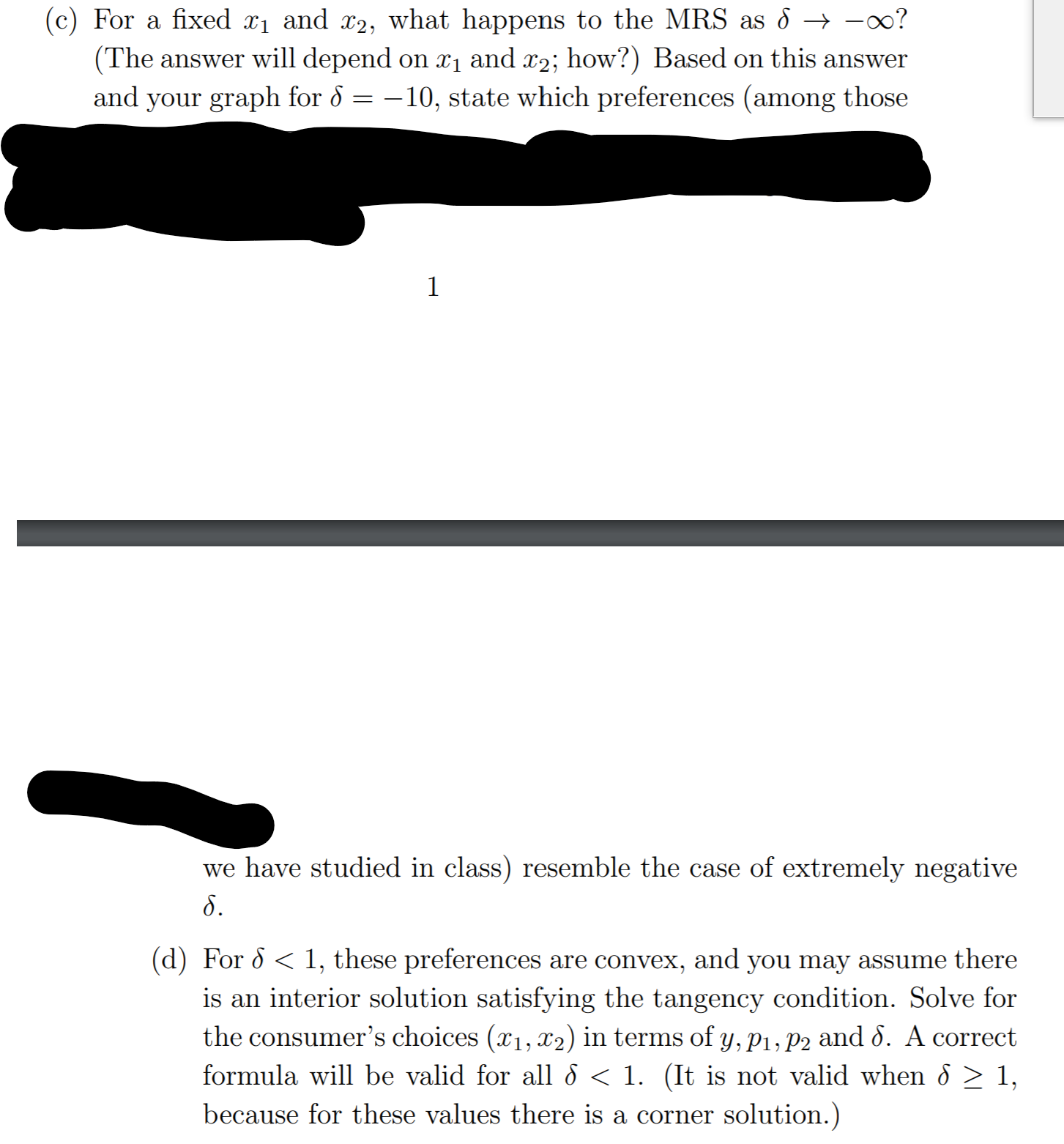 (3, 6). 2)For a fixed x1 and x2, what happens to the