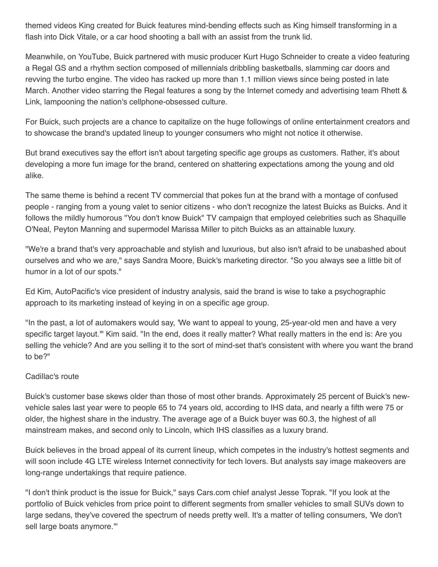 changing or evolving market segments? Record: 1 Title: Authors: Source: Docu ment