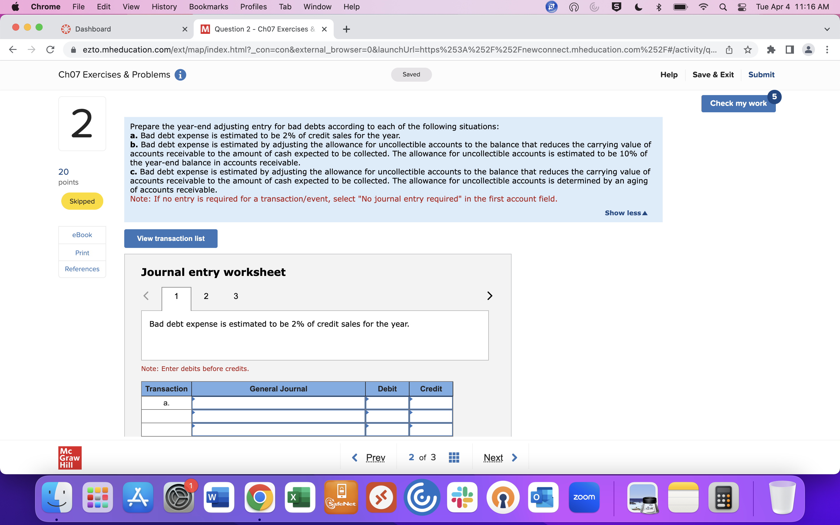 ( * * 0 8 : Ch07 Exercises & Problems i Saved