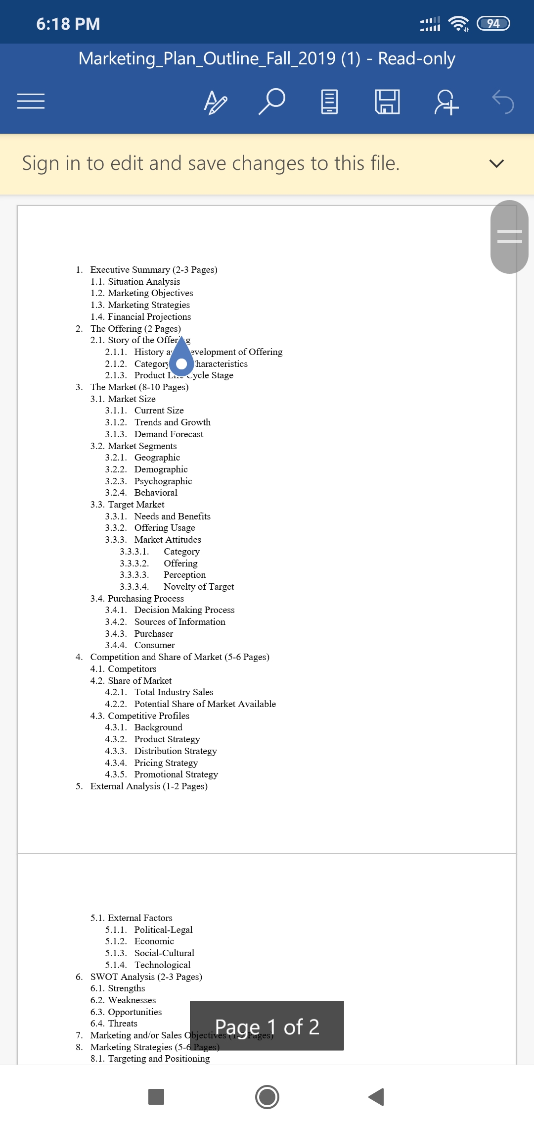 Please, how do I make a marketing plan, according to the information