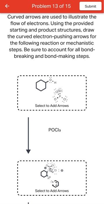 the following alkyl chloride under the conditions shown. Use a dash or