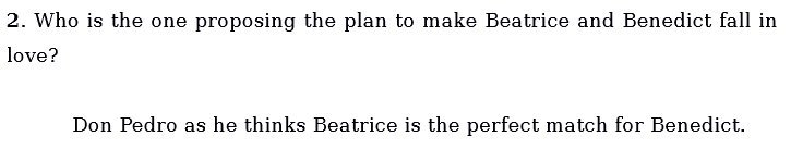  2. Who is the one proposing the plan to make Beatrice