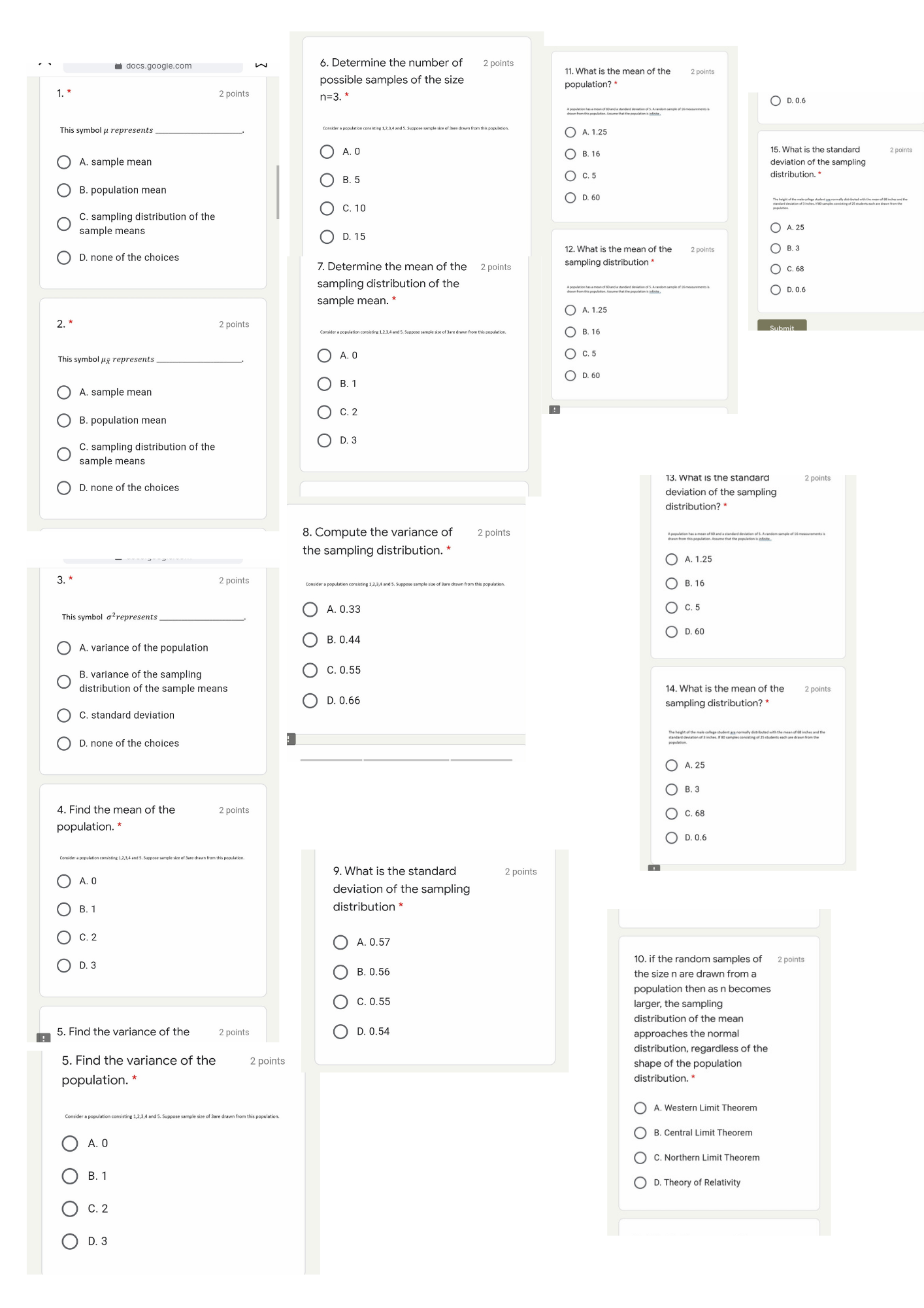 please answer thank you so much. need help :(( docs.google.com 6. Determine