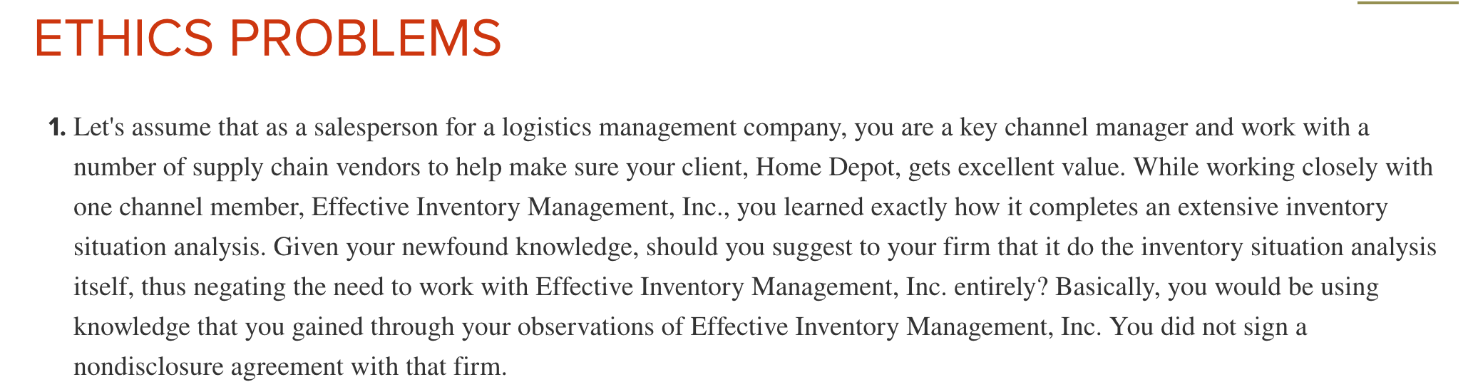 can learn all they need from the Internet. b. Salespeople should treat