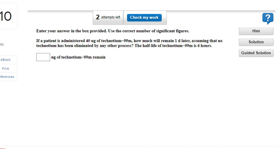  Enter your answer in the box provided. Use the correct number