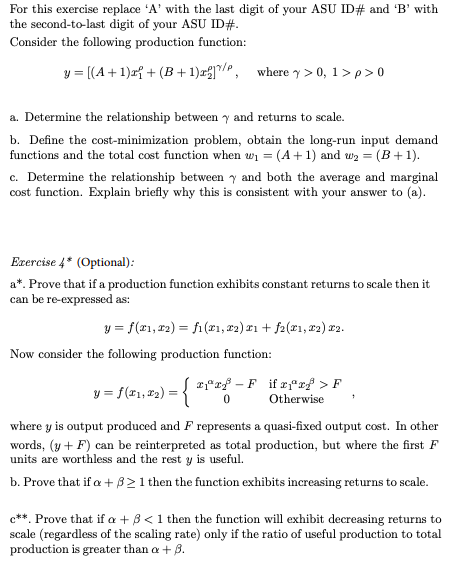 A= 7 and B= 8 For this exercise replace 'A' with the