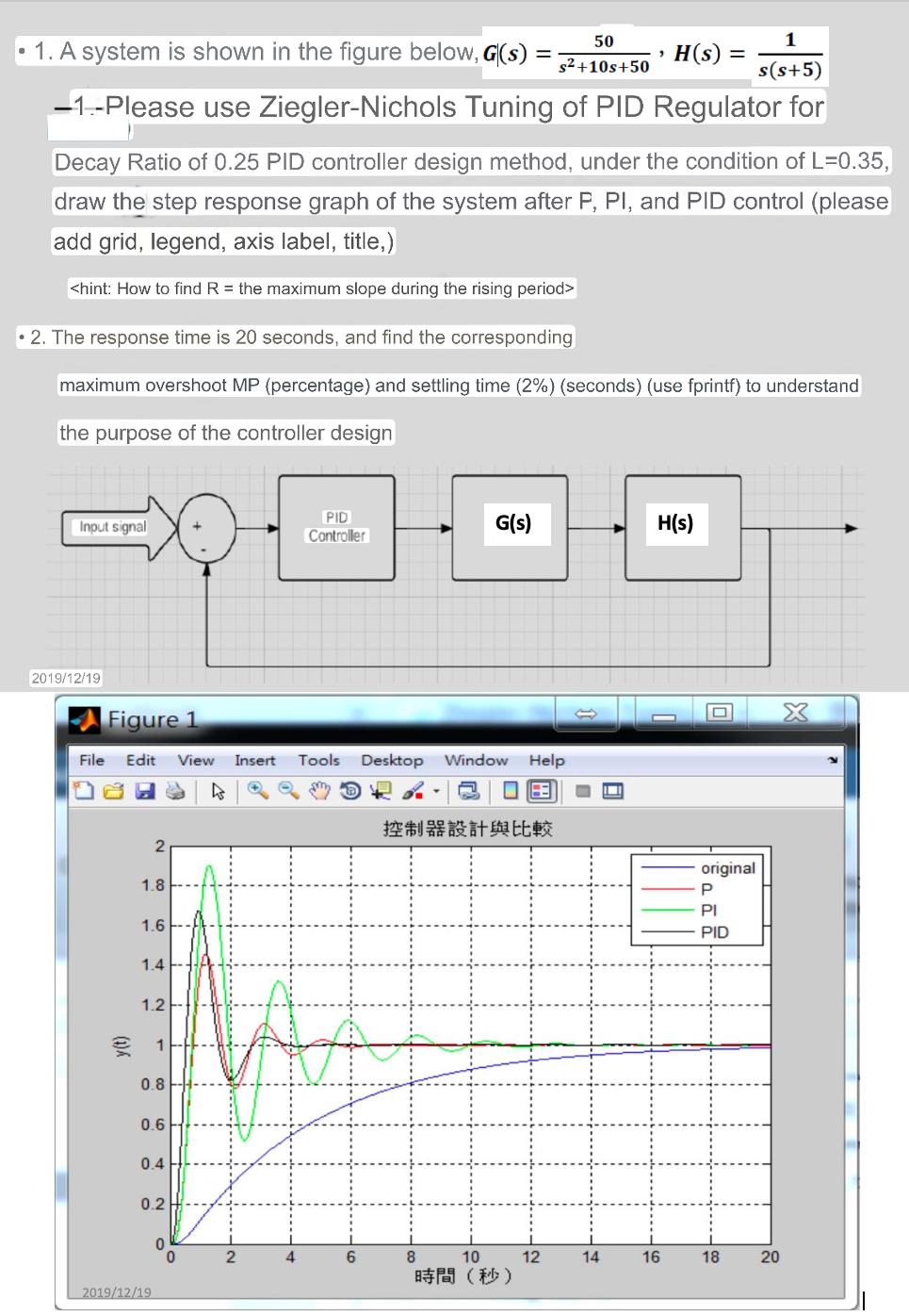  With MATLAB i have to do a program to obtain the