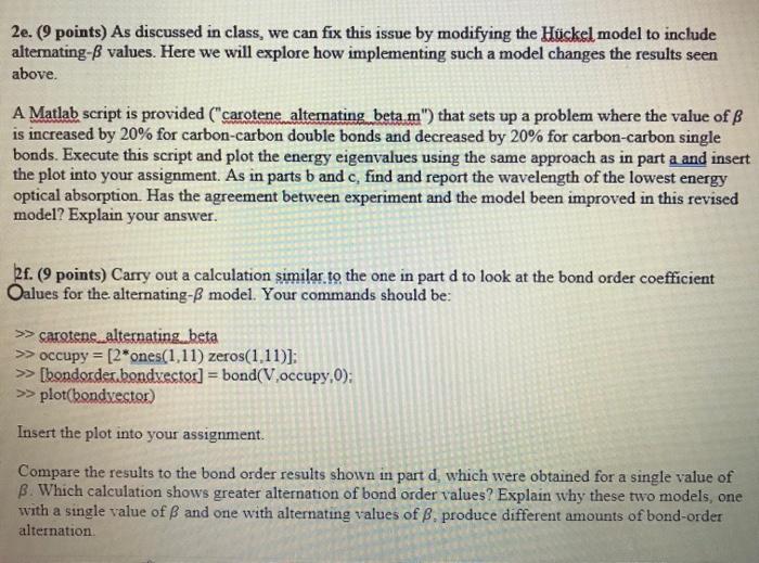  2e. (9 points) As discussed in class, we can fix this