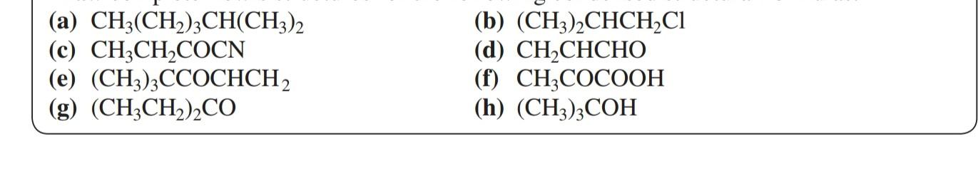 Draw the line-angle structures of the given compounds. Please answer all