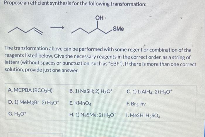 for the following transformation: +En The transformation above can be performed with