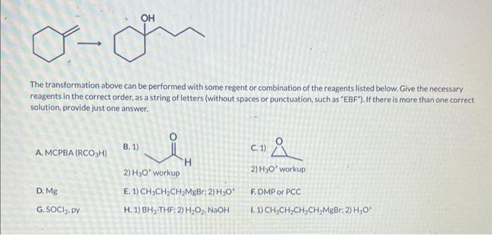 "EBF"). If there is more than one correct solution, provide just one