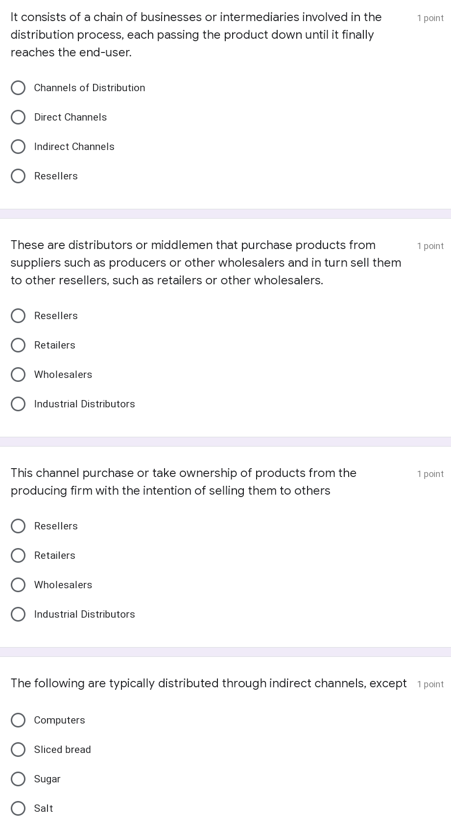 price for a new or innovative product. 0 Skimming Pricing O Penetration