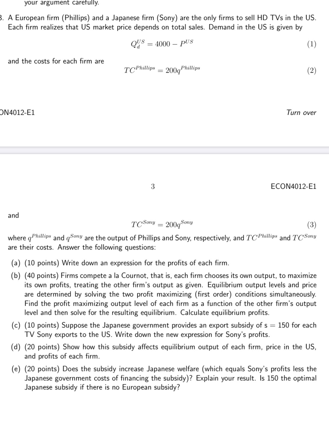 About international trade please answer even you just answer one small question