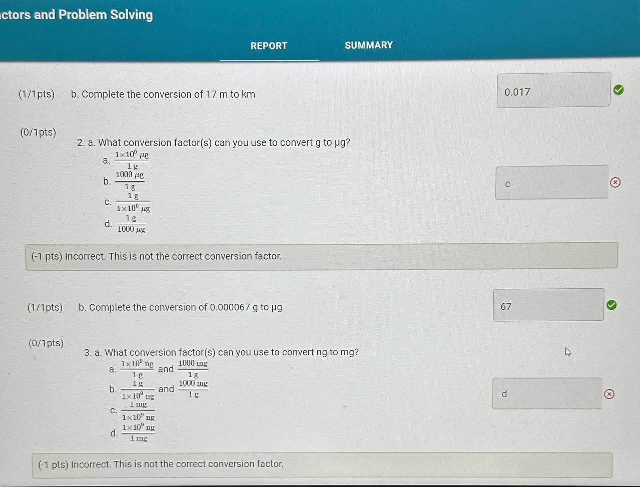 correct number of significant figures. From the procedure 1. Use the virtual