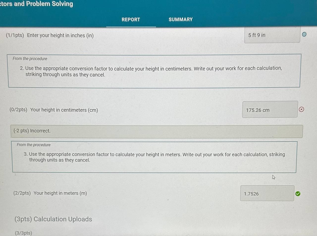 nearest 0.01cm. tors and Problem Solving (0.5/1pts) Your width measurement ( cm)