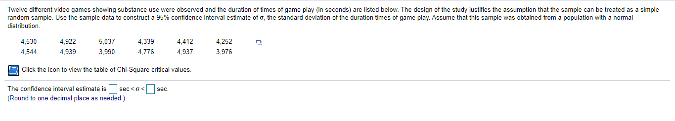 that the sample slandatd deviation 3 is wilhin 410% of U. Islhis