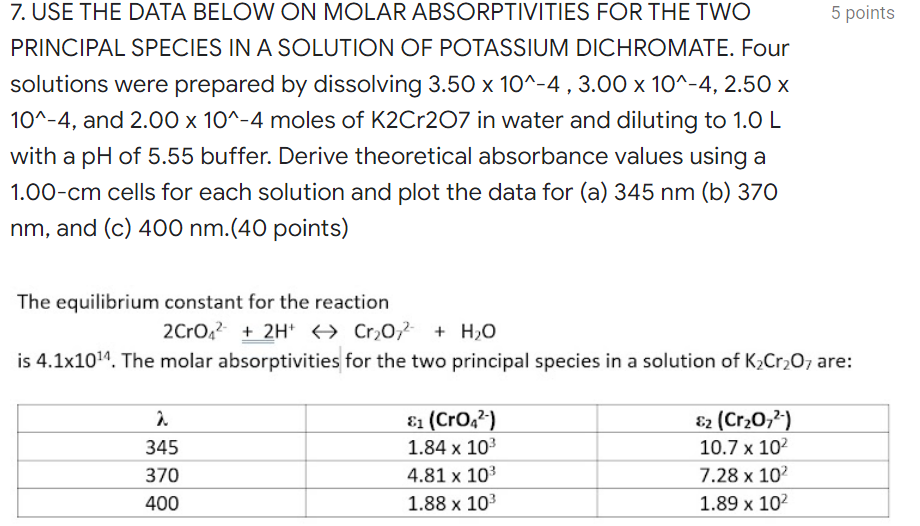 Please help and show complete solutions. 5 points 7. USE THE