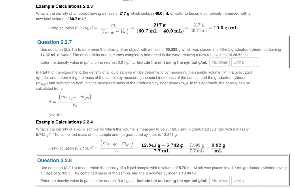 volume 16.9mL. Which has the smaller density? more information is needed black
