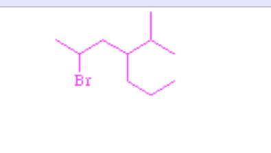  Give the IUPAC name for this alkane. 