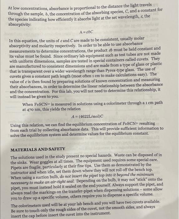 mathematical study of an equilibrium system. Its objectives include introducing the experimental