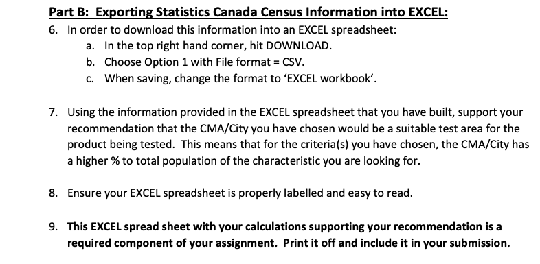 Manager, it is your responsibility to identify a suitable test market where