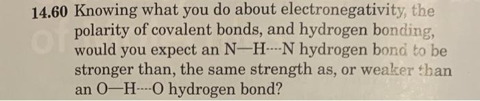 please help with these two questions! 4.60 Knowing what you do about