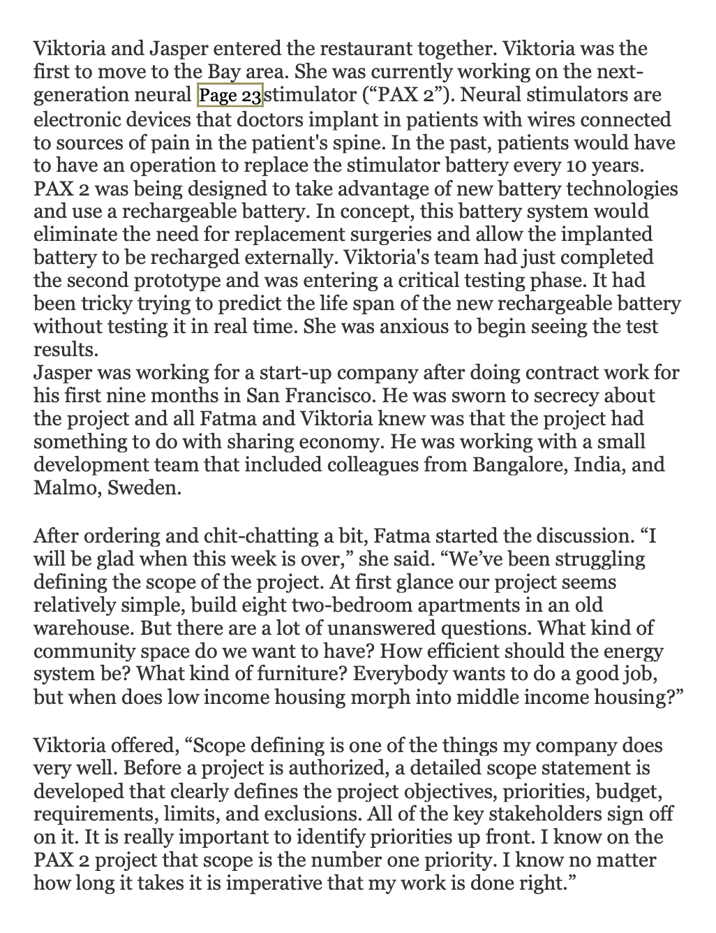 the Yank Sing Chinese restaurant. She was early and took the time