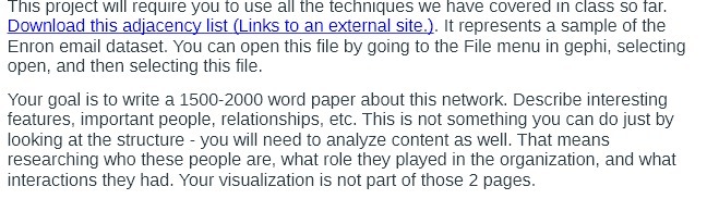  This project will require you to use all the techniques we