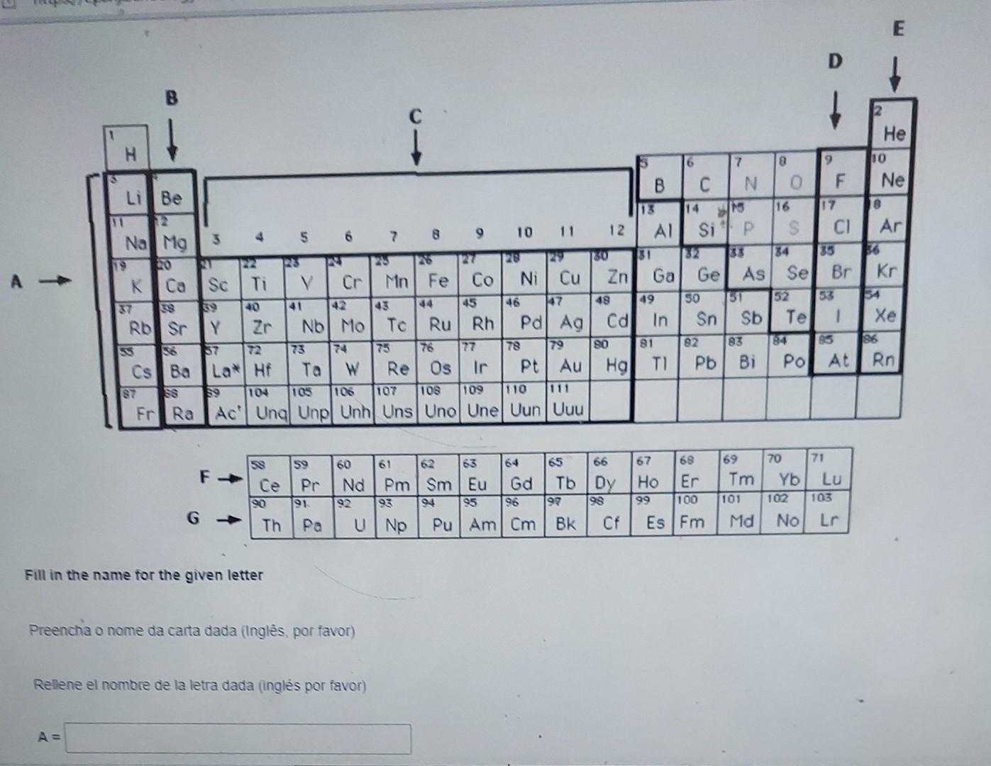 Be B C N O F 13 11 14 16 12 15