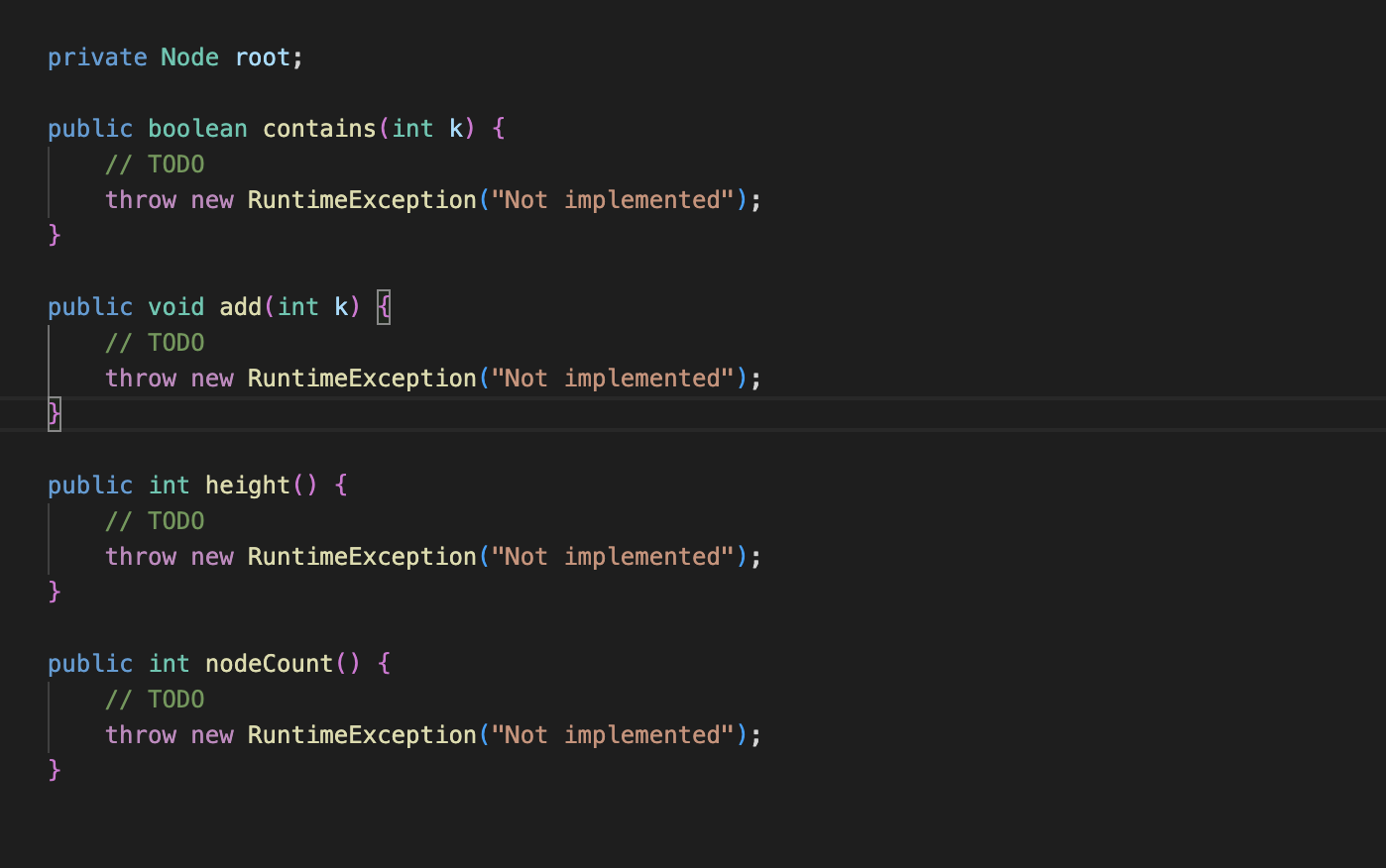 package hw5; import edu.princeton.cs.algs4.Queue; public class TwoThreeTree {private class Node {private int