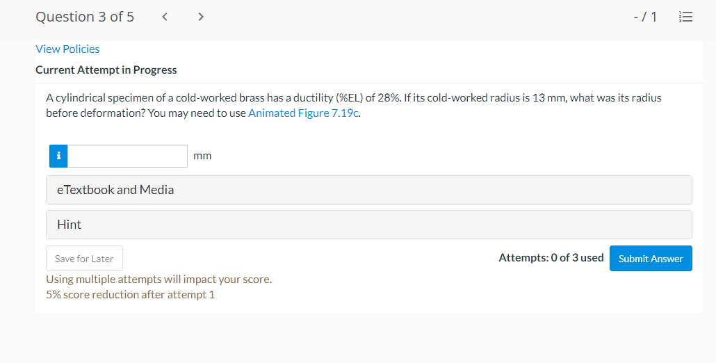 50 40 1 Ductility (%EL) Brass 30 20 1040 Steel 10 Copper