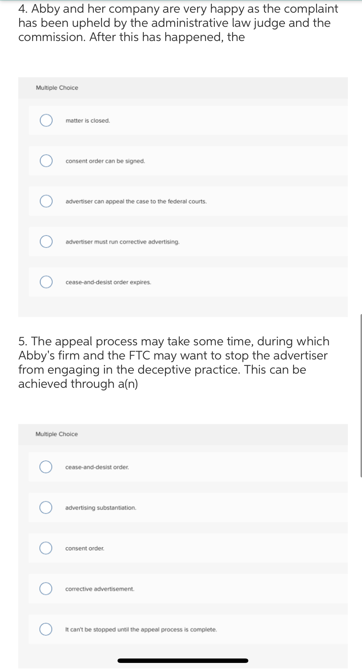 could you explain how Abby works in Marketing for a major cell