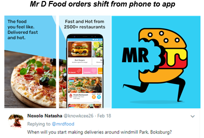 Case study Mr D Food orders shift from phone to app The