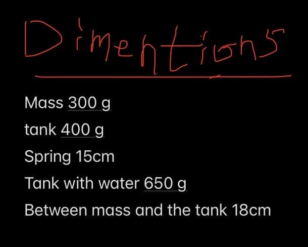 spring-mass 1 DOF system (the springs can be from up or down)